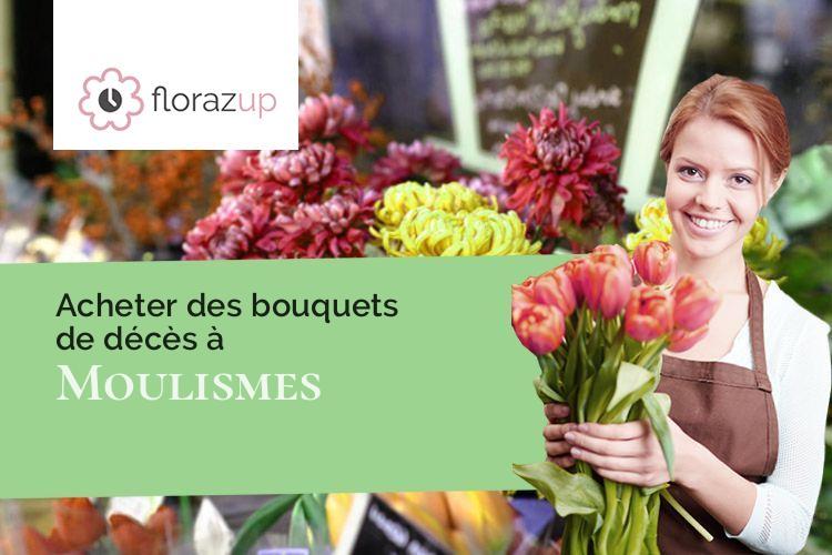 couronnes florales pour des funérailles à Moulismes (Vienne/86500)