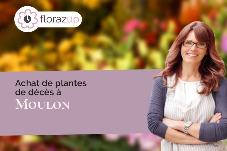 créations florales pour un décès à Moulon (Gironde/33420)