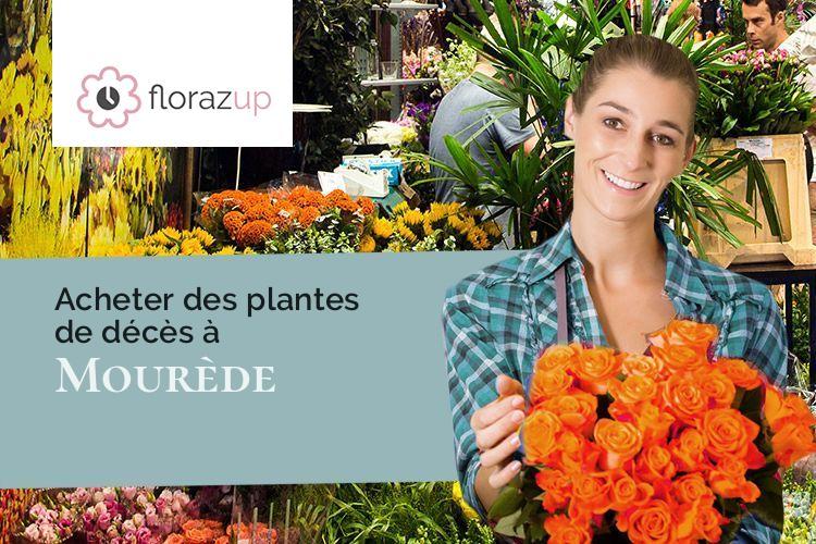 compositions de fleurs pour un décès à Mourède (Gers/32190)