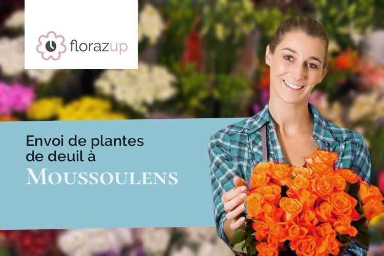 bouquets de fleurs pour un deuil à Moussoulens (Aude/11170)