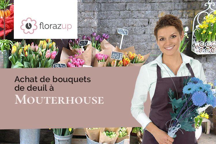 couronnes florales pour un décès à Mouterhouse (Moselle/57620)