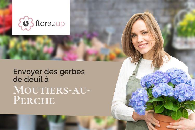 bouquets de fleurs pour des funérailles à Moutiers-au-Perche (Orne/61110)