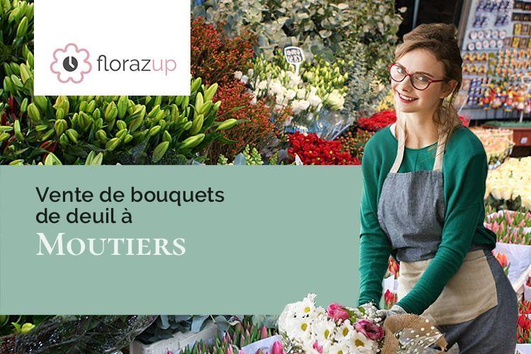 compositions de fleurs pour un enterrement à Moutiers (Eure-et-Loir/28150)