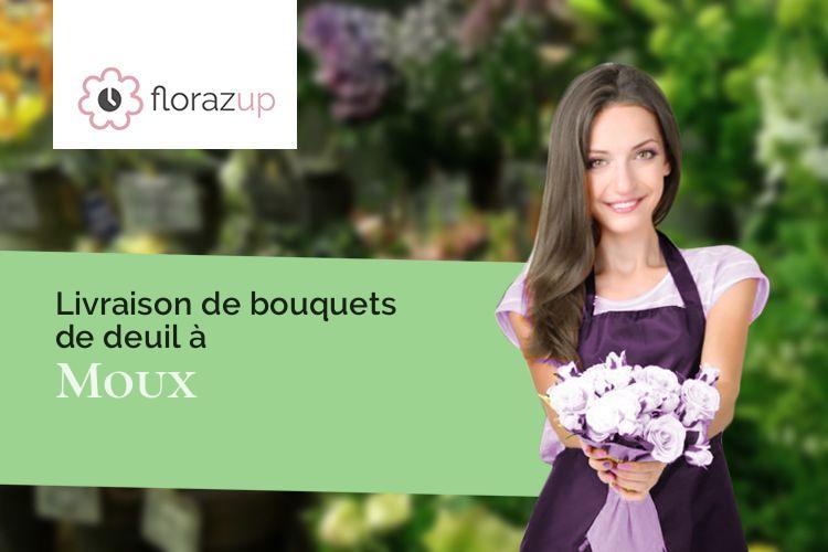 compositions de fleurs pour un deuil à Moux (Aude/11700)