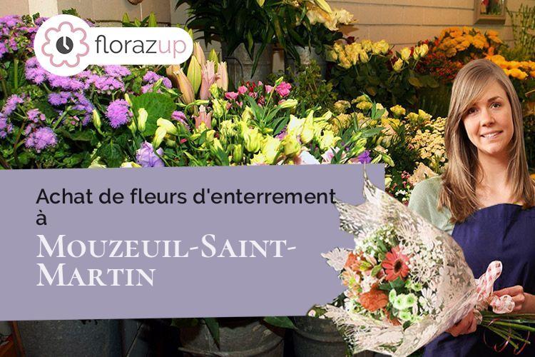 coupes de fleurs pour un deuil à Mouzeuil-Saint-Martin (Vendée/85370)