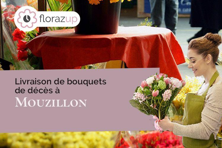 fleurs deuil pour des obsèques à Mouzillon (Loire-Atlantique/44330)