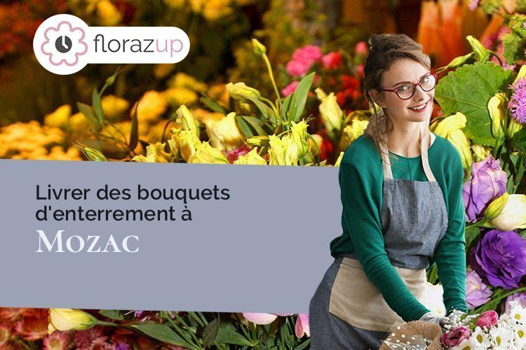 fleurs deuil pour des obsèques à Mozac (Puy-de-Dôme/63200)