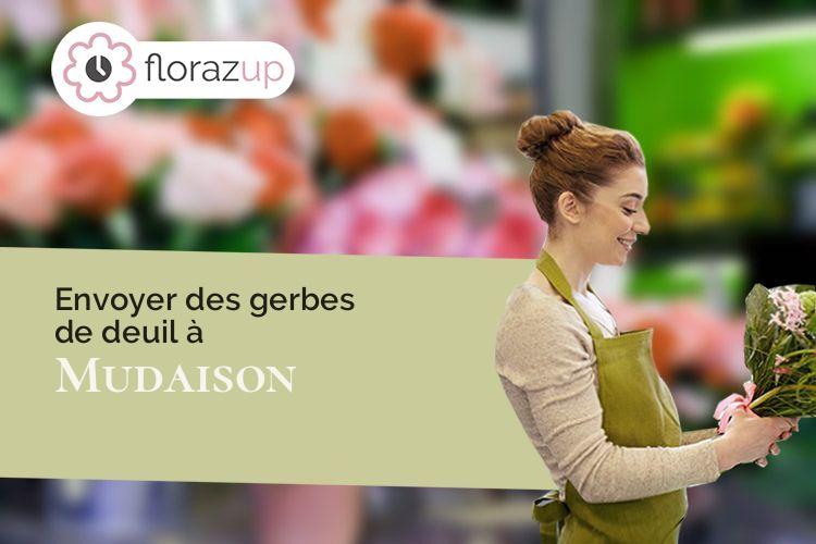 créations florales pour un enterrement à Mudaison (Hérault/34130)