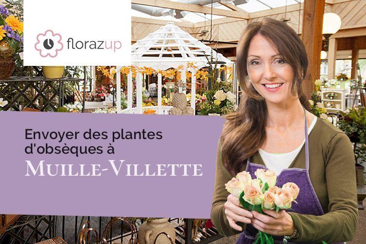créations florales pour un enterrement à Muille-Villette (Somme/80400)