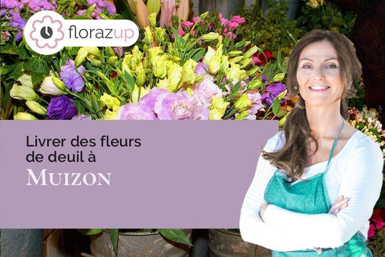 coeur de fleurs pour une crémation à Muizon (Marne/51140)
