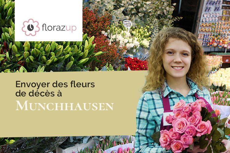 créations florales pour des obsèques à Munchhausen (Bas-Rhin/67470)