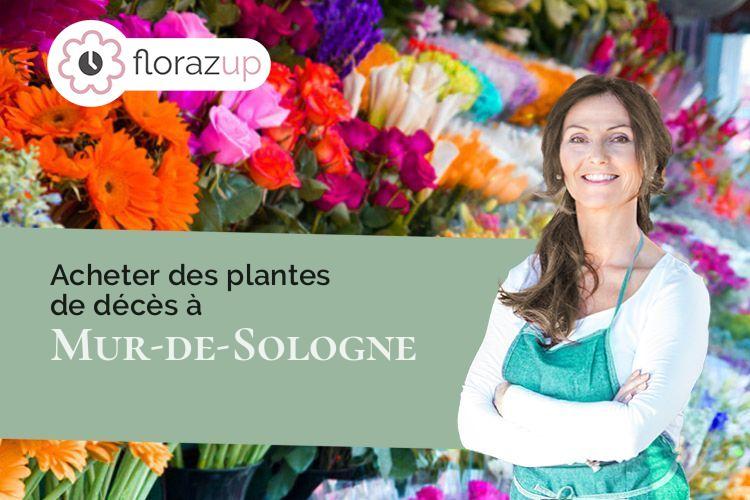 compositions de fleurs pour un enterrement à Mur-de-Sologne (Loir-et-Cher/41230)