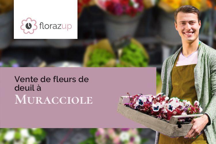 compositions florales pour un deuil à Muracciole (Corse/20219)
