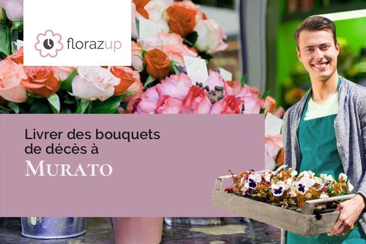 couronnes florales pour une crémation à Murato (Corse/20239)