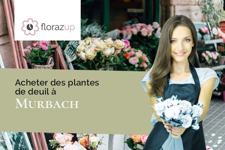 bouquets de fleurs pour des funérailles à Murbach (Haut-Rhin/68530)