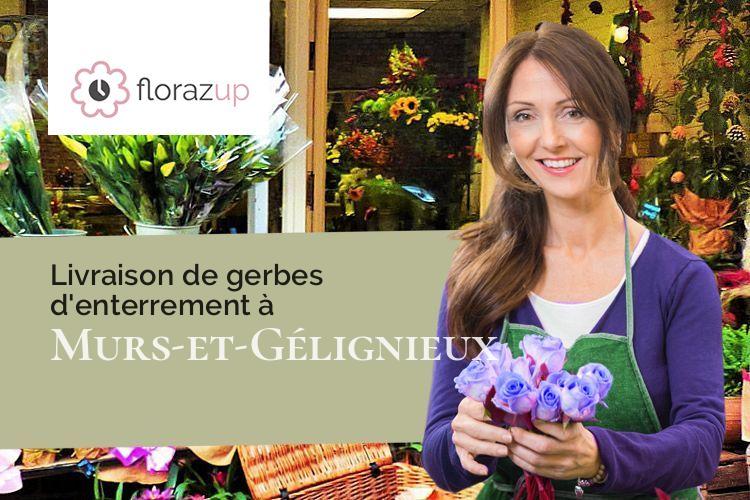 créations florales pour une crémation à Murs-et-Gélignieux (Ain/01300)