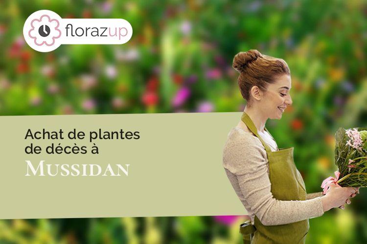 compositions de fleurs pour un deuil à Mussidan (Dordogne/24400)