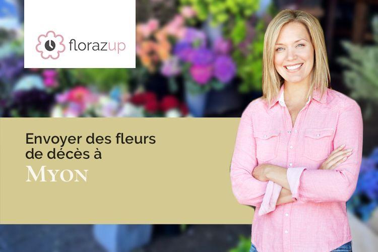 gerbes de fleurs pour un enterrement à Myon (Doubs/25440)