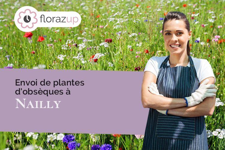 coupes de fleurs pour une crémation à Nailly (Yonne/89100)