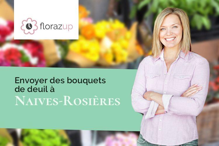 gerbes de fleurs pour un enterrement à Naives-Rosières (Meuse/55000)