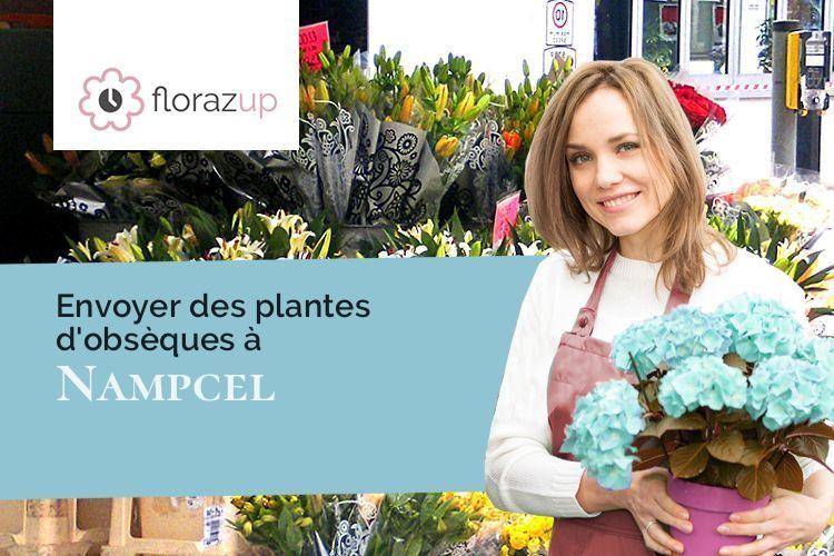couronnes florales pour un décès à Nampcel (Oise/60400)