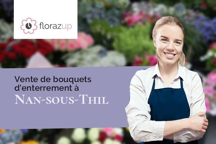bouquets de fleurs pour un décès à Nan-sous-Thil (Côte-d'Or/21390)