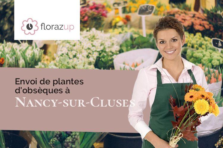 fleurs deuil pour un enterrement à Nancy-sur-Cluses (Haute-Savoie/74300)