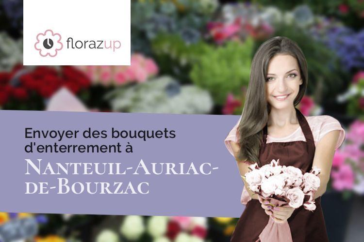 compositions florales pour un décès à Nanteuil-Auriac-de-Bourzac (Dordogne/24320)