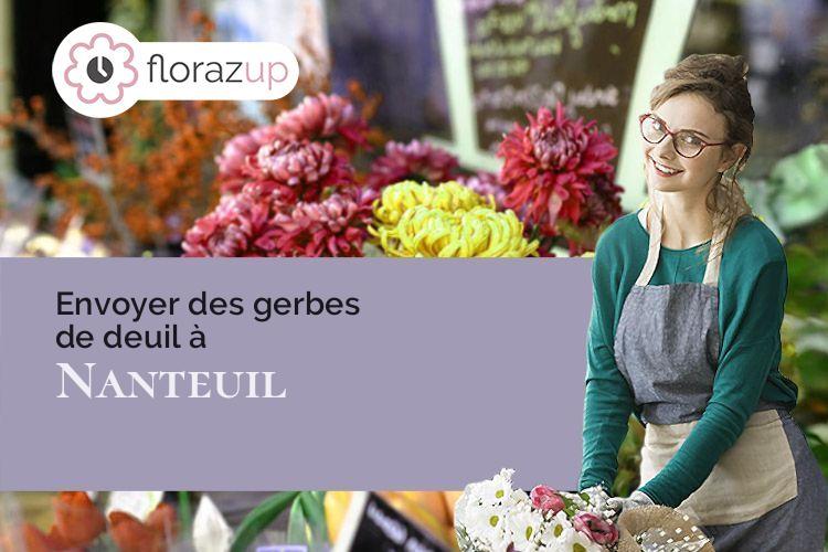 fleurs deuil pour un deuil à Nanteuil (Deux-Sèvres/79400)