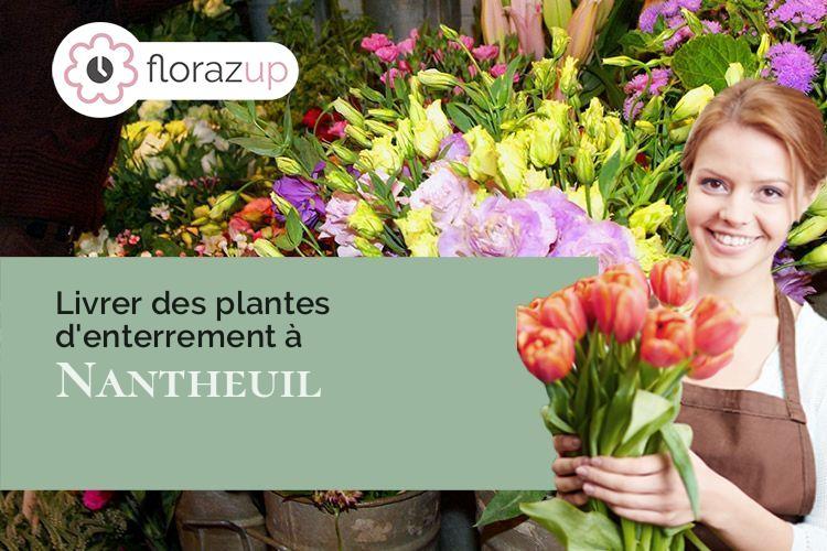 couronnes de fleurs pour des obsèques à Nantheuil (Dordogne/24800)