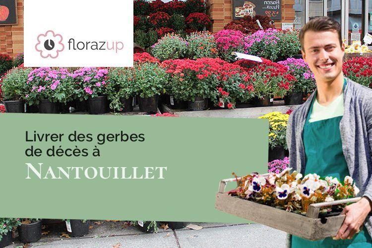 compositions de fleurs pour un décès à Nantouillet (Seine-et-Marne/77230)