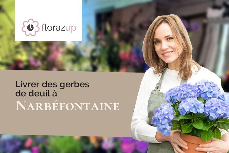 bouquets de fleurs pour un décès à Narbéfontaine (Moselle/57220)