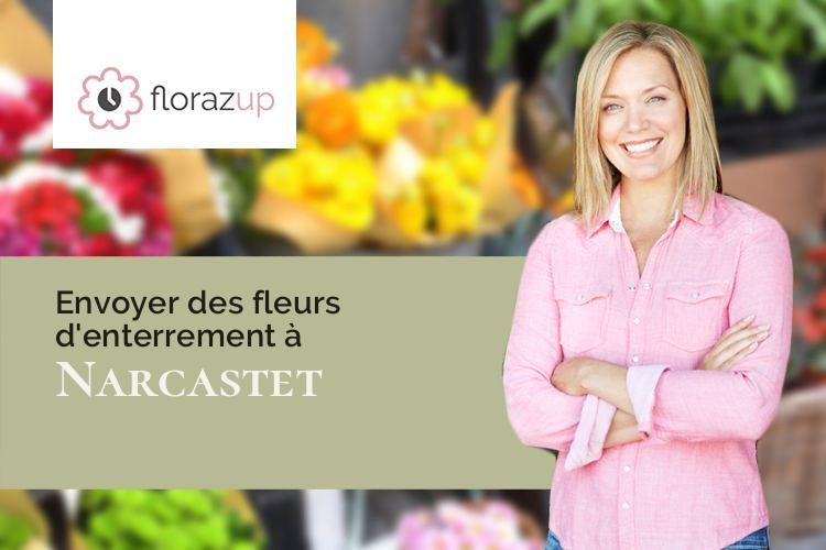 créations florales pour un enterrement à Narcastet (Pyrénées-Atlantiques/64510)