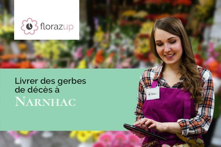 bouquets de fleurs pour un enterrement à Narnhac (Cantal/15230)