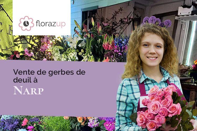 coupes de fleurs pour un enterrement à Narp (Pyrénées-Atlantiques/64190)