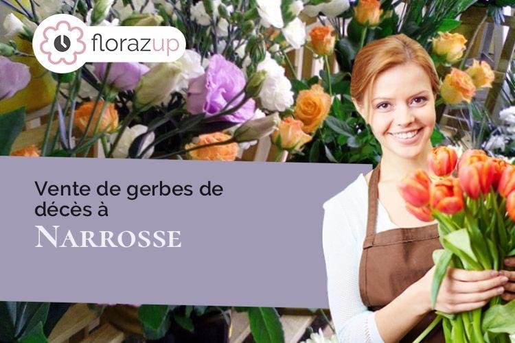 créations de fleurs pour un décès à Narrosse (Landes/40180)
