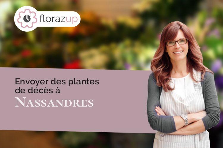 gerbes de fleurs pour une crémation à Nassandres (Eure/27550)