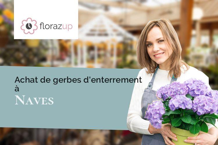 couronnes florales pour une crémation à Naves (Allier/03330)
