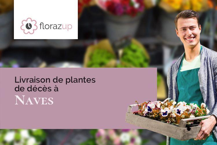 couronnes de fleurs pour une crémation à Naves (Nord/59161)