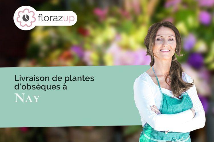 créations florales pour un enterrement à Nay (Pyrénées-Atlantiques/64800)