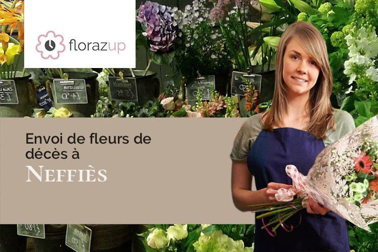 créations florales pour une crémation à Neffiès (Hérault/34320)