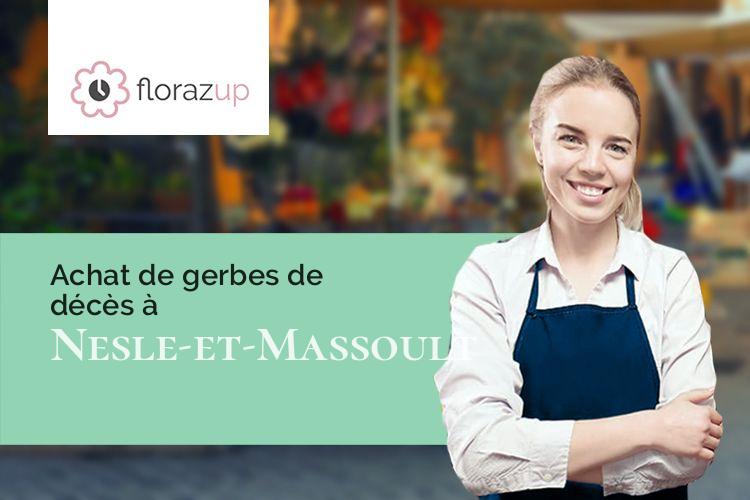 coeurs de fleurs pour des funérailles à Nesle-et-Massoult (Côte-d'Or/21330)