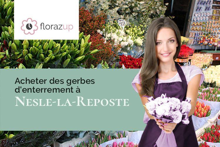 gerbes de fleurs pour une crémation à Nesle-la-Reposte (Marne/51120)