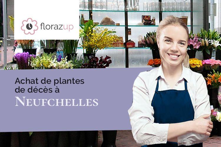 compositions florales pour un enterrement à Neufchelles (Oise/60890)