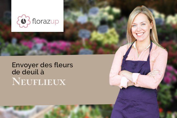 compositions de fleurs pour une crémation à Neuflieux (Aisne/02300)