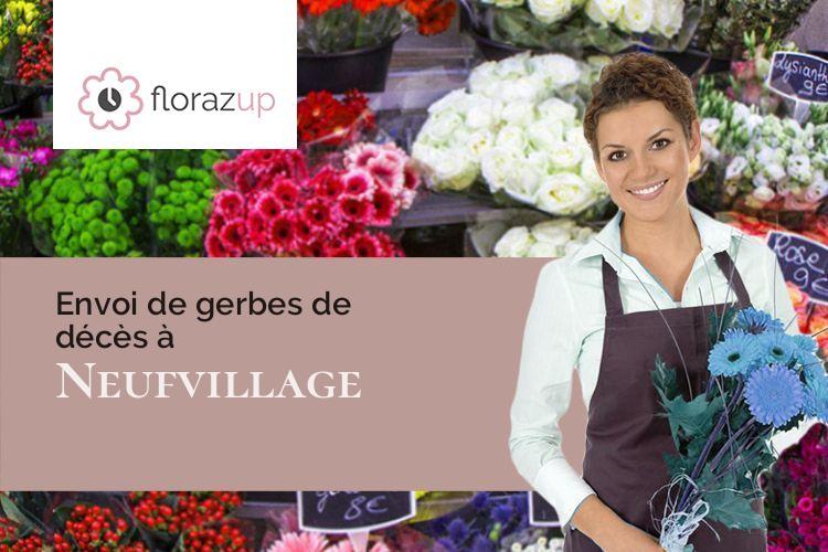 fleurs deuil pour des obsèques à Neufvillage (Moselle/57670)