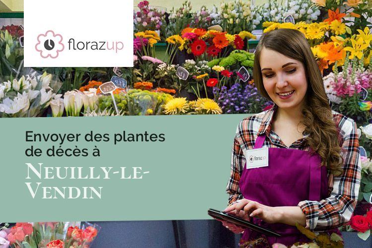 créations florales pour des funérailles à Neuilly-le-Vendin (Mayenne/53250)