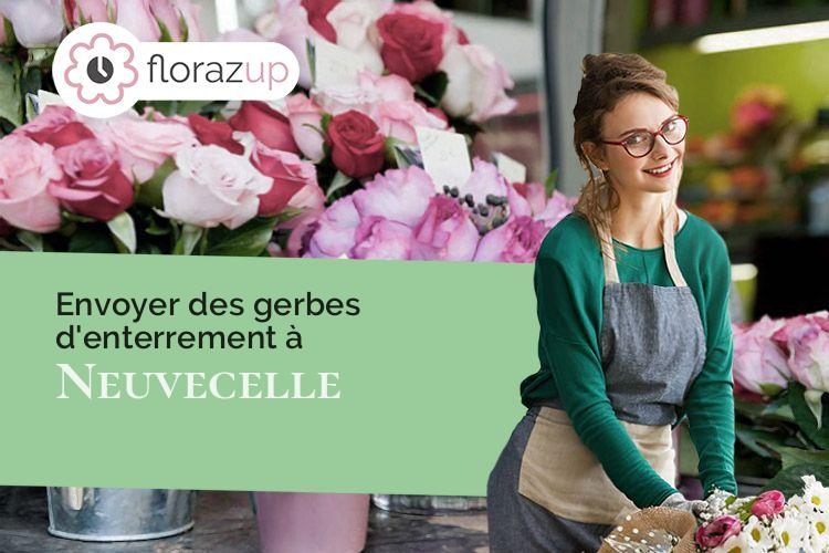 compositions de fleurs pour un enterrement à Neuvecelle (Haute-Savoie/74500)