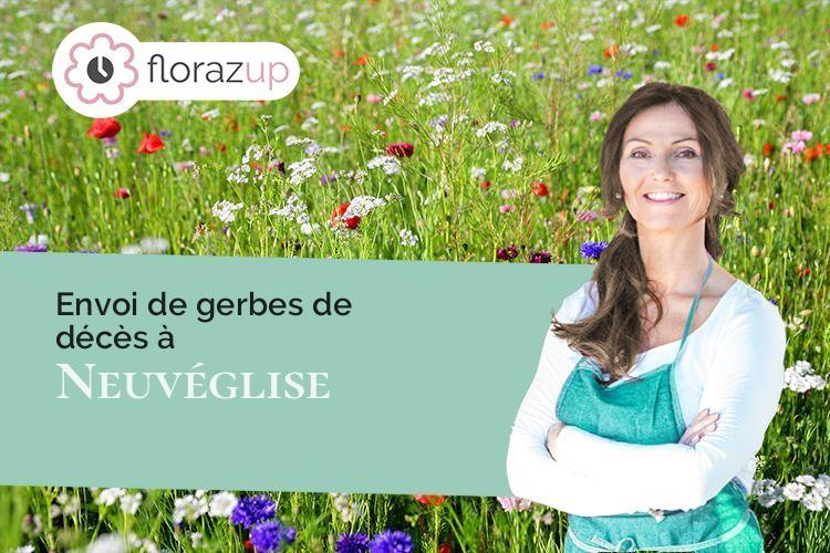 créations de fleurs pour une crémation à Neuvéglise (Cantal/15260)