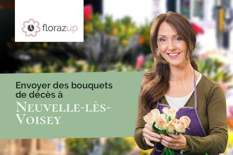coupes de fleurs pour des funérailles à Neuvelle-lès-Voisey (Haute-Marne/52400)
